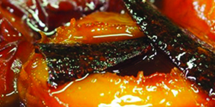 Peach tatin banner