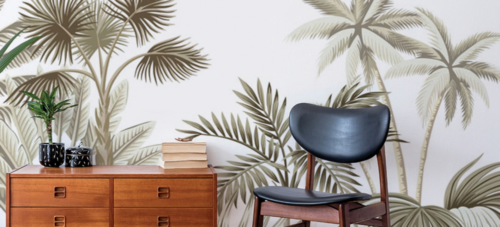 Wallsaucecom Subtle Jungle Mural Available at Wallsaucecom 6853904
