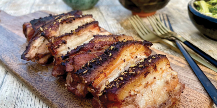 SPICY PORK BELLY WITH PRUNE CHUTNEY 3 1