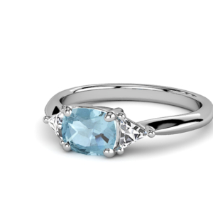 GA 10020 Aqua and diamond ring 5 002