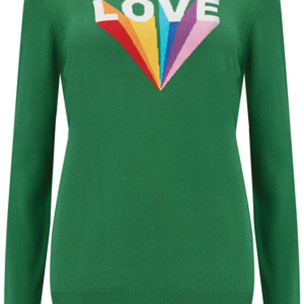 Sugarhill Brighton RITA GREEN LOVE RAYS JUMPER K0559 54 www sugarhillbrighton com