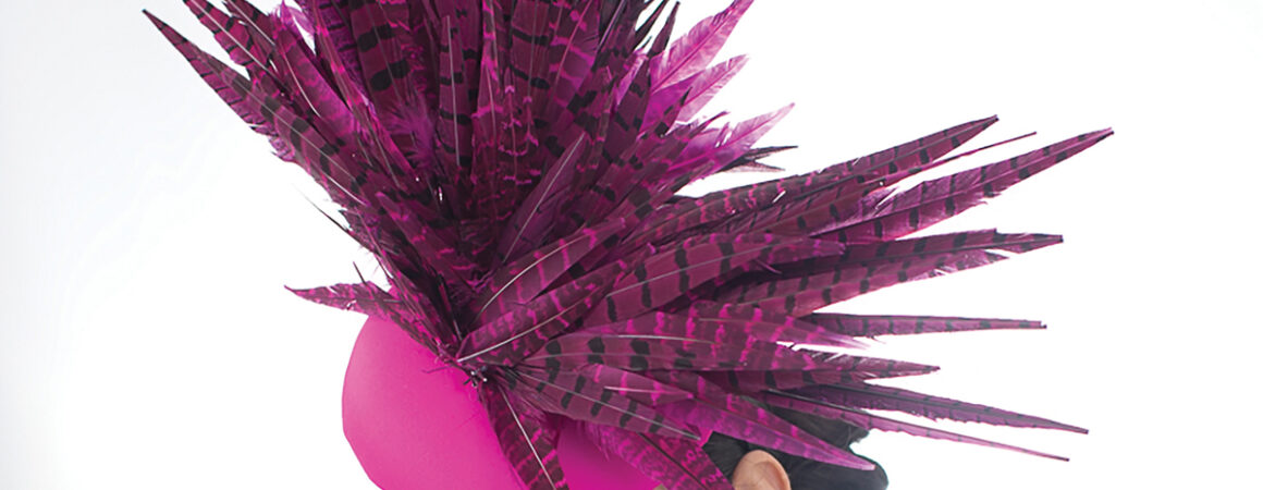 GAH01 pink feather