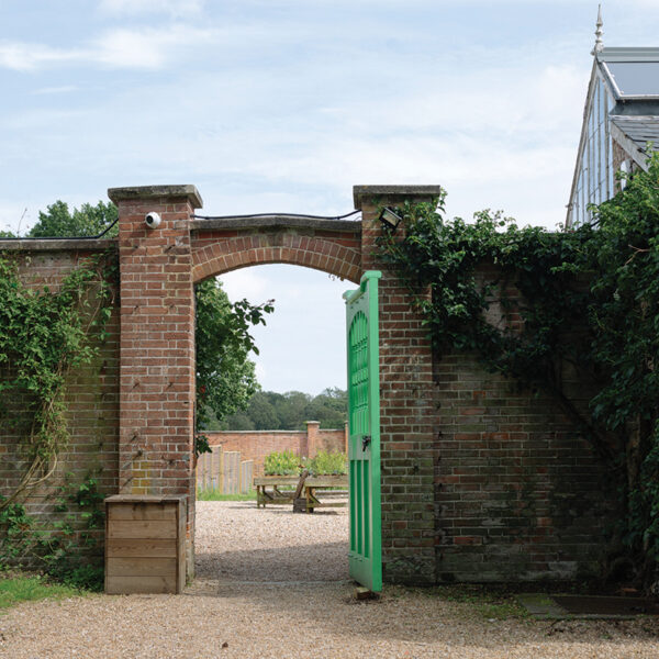 The green gates into Water Lane Maria Bell Photography