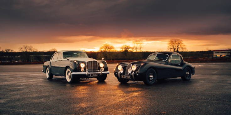 BENTLEY S3 AND JAGUAR XK BY LUNAZ