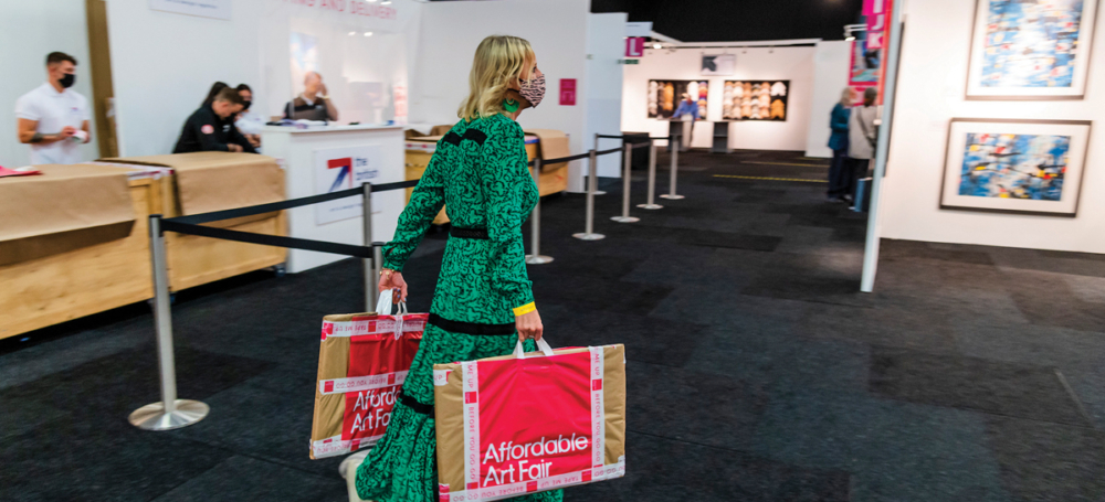 Affordable bags image courtesy of Affordable Art Fair