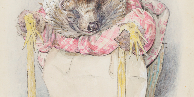 Mrs Tiggy Winkle artwork November 1904 July 1905 Watercolour and ink on paper National Trust Images