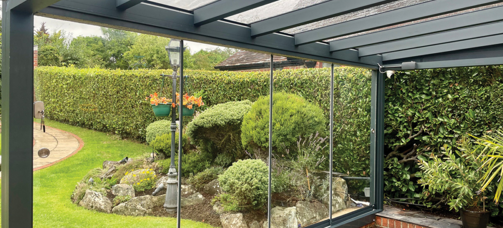 Glass Veranda Screens in Rowlands Castle Hampshire 1