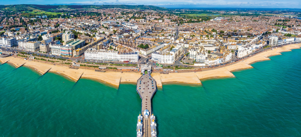 Ariel View of Eastbourne